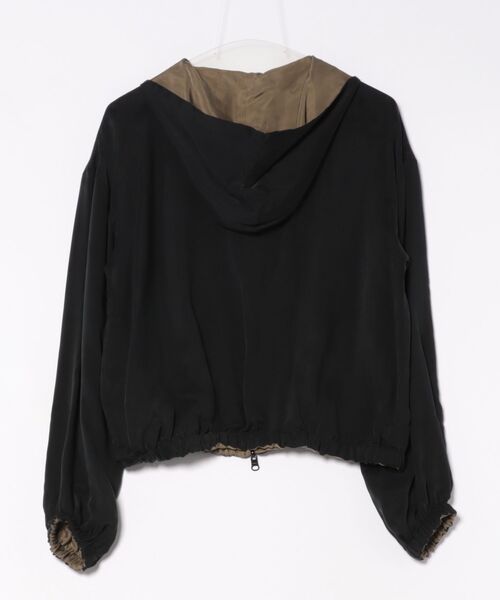 DRESSLAVE(ドレスレイブ)の「fibril cupra revesible zip blouson(フィブリルキュプラリバーシブルジップブルゾン)(ブルゾン・レディース・グレー/ブラック・38)」の13枚目の写真