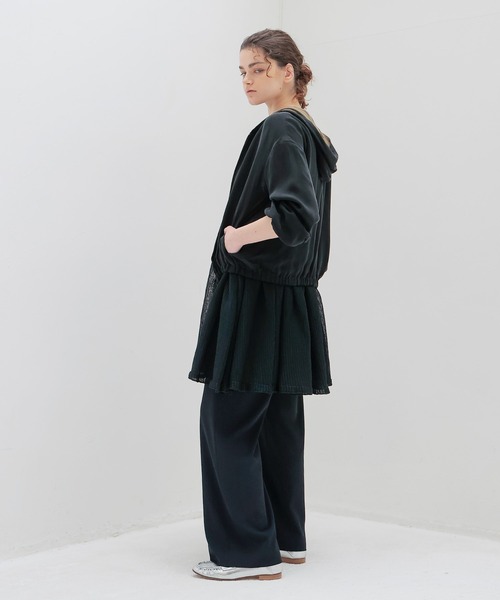 DRESSLAVE(ドレスレイブ)の「fibril cupra revesible zip blouson(フィブリルキュプラリバーシブルジップブルゾン)(ブルゾン・レディース・グレー/ブラック・38)」の15枚目の写真