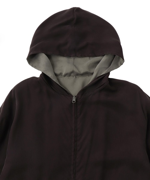 DRESSLAVE(ドレスレイブ)の「fibril cupra revesible zip blouson(フィブリルキュプラリバーシブルジップブルゾン)(ブルゾン・レディース・グレー/ブラック・38)」の9枚目の写真