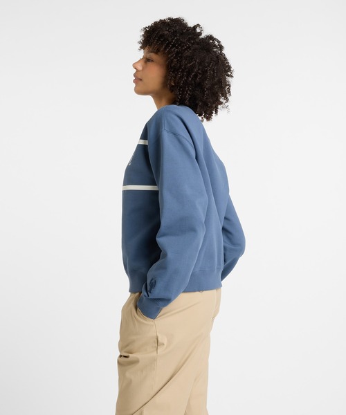 NEW BALANCE（ニューバランス）の「Athletics ノーティカルロブスタークルー（スウェット・レディース・アイボリー/インディゴブルー・LARGE/MEDIUM/SMALL）」の8枚目の写真