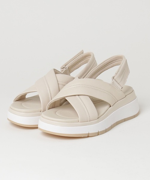 Clarks（クラークス）の「Tuscan Cross / タスカンクロス（クリームレザー）（サンダル・レディース・ホワイト・UK6/UK5.5/UK5/UK4.5/UK4/UK3.5/UK3）」の7枚目の写真