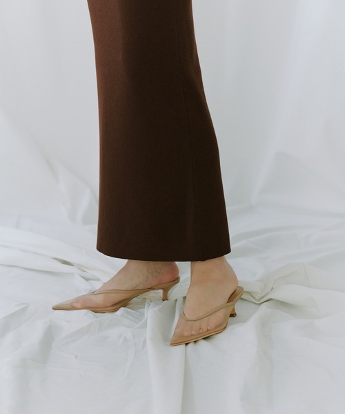 セール】ムーンネックニットワンピース（ワンピース）｜anuans（ア