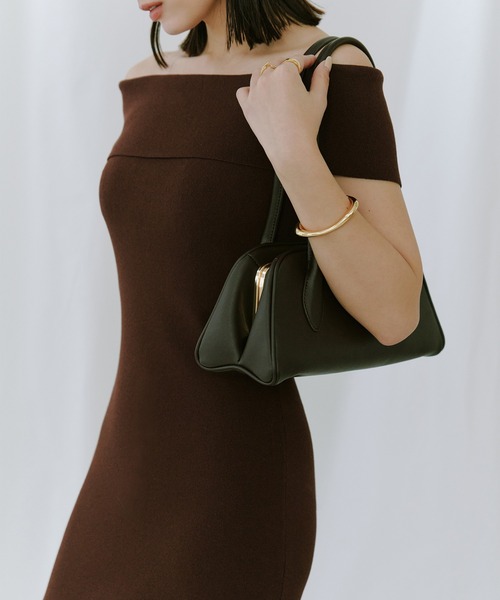 セール】ムーンネックニットワンピース（ワンピース）｜anuans（ア