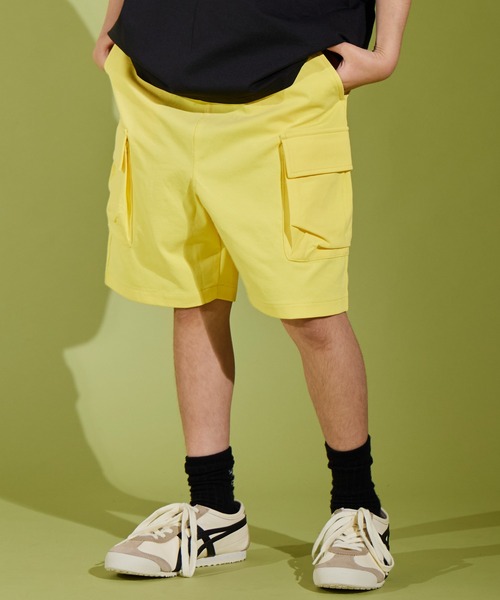 PAIRMANON STREET（ペアマノンストリート）の「【PAIRMANON STREET】マルチファンクション 吸水速乾 ショート カーゴ パンツ（カーゴパンツ・キッズ・カーキ/ブラック/ホワイト系その他/ベージュ/イエロー・130/140/100/120/110/160/150）」の5枚目の写真