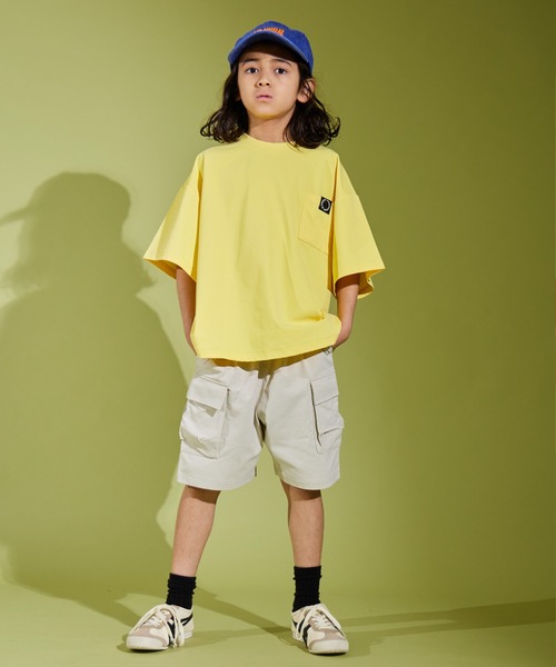 PAIRMANON STREET（ペアマノンストリート）の「【PAIRMANON STREET】マルチファンクション 吸水速乾 ショート カーゴ パンツ（カーゴパンツ・キッズ・カーキ/ブラック/ホワイト系その他/ベージュ/イエロー・130/140/100/120/110/160/150）」の19枚目の写真