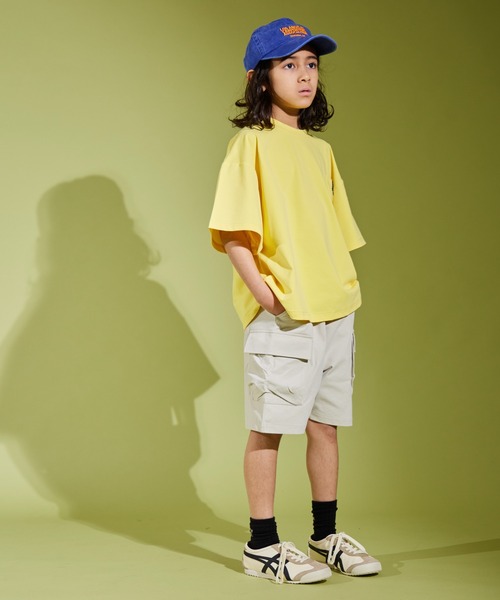 PAIRMANON STREET（ペアマノンストリート）の「【PAIRMANON STREET】マルチファンクション 吸水速乾 ショート カーゴ パンツ（カーゴパンツ・キッズ・カーキ/ブラック/ホワイト系その他/ベージュ/イエロー・130/140/100/120/110/160/150）」の20枚目の写真