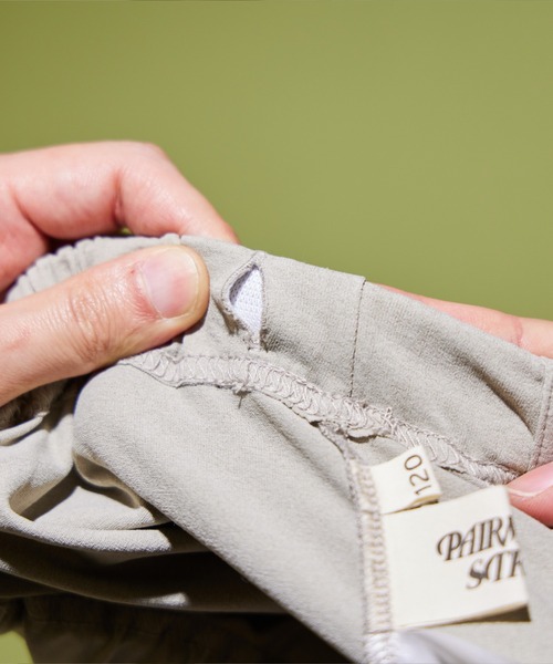 PAIRMANON STREET（ペアマノンストリート）の「【PAIRMANON STREET】マルチファンクション 吸水速乾 ショート カーゴ パンツ（カーゴパンツ・キッズ・カーキ/ブラック/ホワイト系その他/ベージュ/イエロー・130/140/100/120/110/160/150）」の15枚目の写真