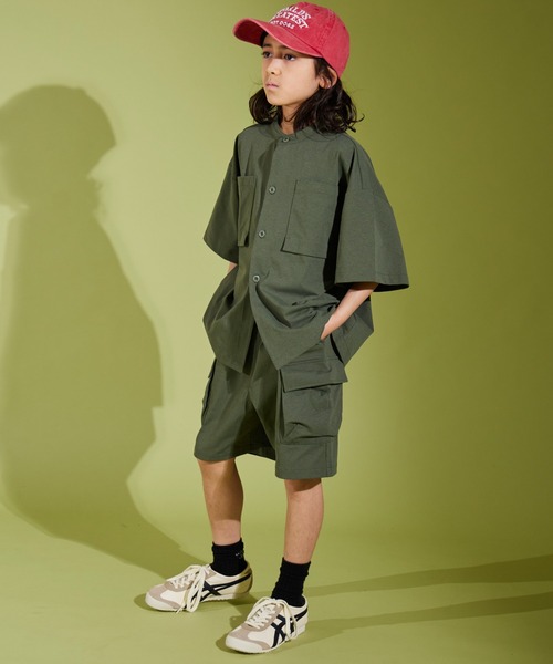 PAIRMANON STREET（ペアマノンストリート）の「【PAIRMANON STREET】マルチファンクション 吸水速乾 ショート カーゴ パンツ（カーゴパンツ・キッズ・カーキ/ブラック/ホワイト系その他/ベージュ/イエロー・130/140/100/120/110/160/150）」の17枚目の写真