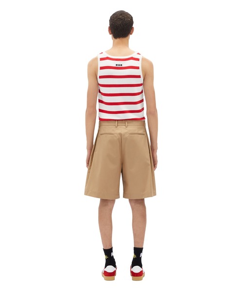 MSGM（エムエスジーエム）の「MSGM×LUKE EDWARD HALL コラボレーショングラフィック バミューダショーツ（その他パンツ・メンズ・ベージュ・42/46）」の3枚目の写真