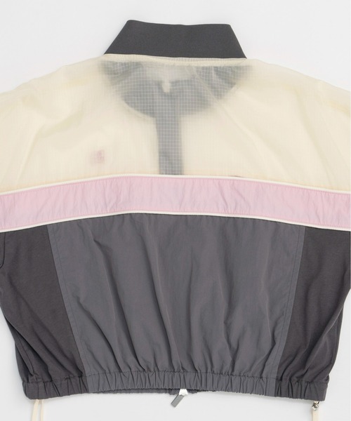 ブラウス シャツ Color Block Half Sleeve Tops/カラーブロックハーフスリーブトップス「MAISON SPECIAL/メゾン Color Block Half Sleeve Tops/カラーブロックハーフスリーブ
