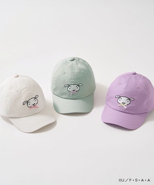 Lycee mine（リセマイン）の「【クレヨンしんちゃん】シロ リボンキャップ（キャップ・キッズ・オフホワイト/ミント/ラベンダー・54cm）」の4枚目の写真
