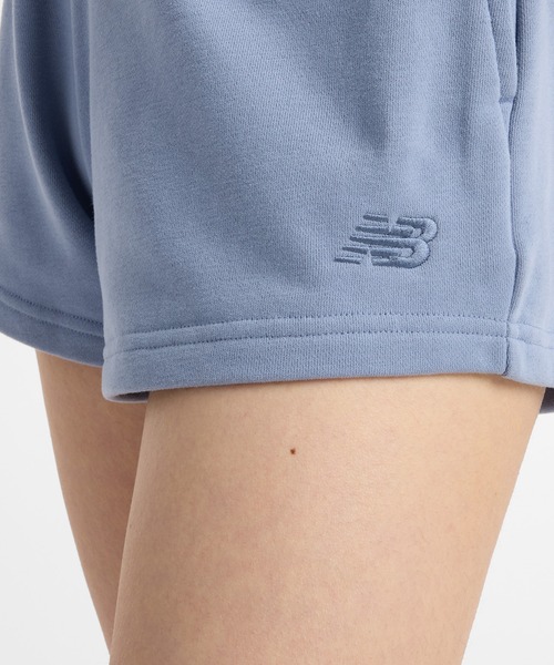 NEW BALANCE（ニューバランス）の「Coastal ライトフレンチテリーショーツ2.5インチ（その他パンツ・レディース・アイボリー/ライトブルー・SMALL/MEDIUM/LARGE）」の11枚目の写真