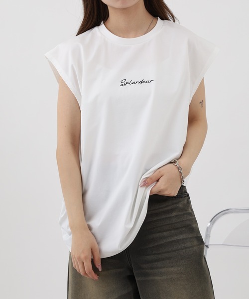 FUNALIVE(ファンアライブ)の「ストレッチワイドノースリーブTシャツ(タンクトップ・メンズ・ブラック/オフホワイト/スミクロ/ブラック系その他2/ホワイト/ライトブラック/ホワイト系1/ホワイト系2/ブラック系その他/ブラック系その他3/ブラック系2/ブラック系1・L/LL/M)」の5枚目の写真
