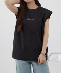 ストレッチワイドノースリーブTシャツ