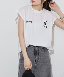 ストレッチワイドノースリーブTシャツ