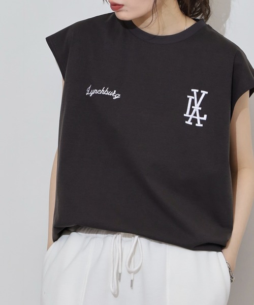 FUNALIVE（ファンアライブ）の「ストレッチワイドノースリーブTシャツ（タンクトップ・メンズ・ブラック/オフホワイト/スミクロ/ブラック系その他2/ホワイト/ライトブラック・L/LL/M）」の5枚目の写真