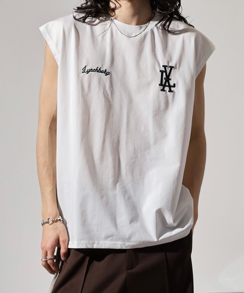 セール】ストレッチワイドノースリーブTシャツ（タンクトップ