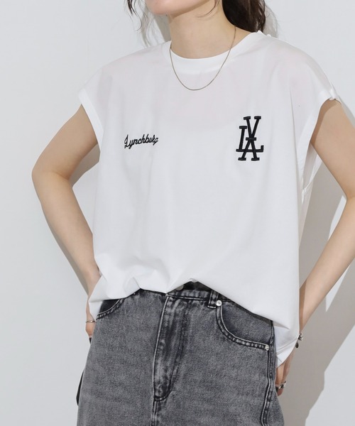 FUNALIVE（ファンアライブ）の「ストレッチワイドノースリーブTシャツ（タンクトップ・メンズ・ブラック/オフホワイト/スミクロ/ブラック系その他2/ホワイト/ライトブラック・L/LL/M）」の7枚目の写真