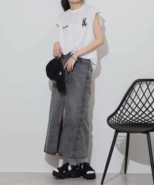 FUNALIVE（ファンアライブ）の「ストレッチワイドノースリーブTシャツ（タンクトップ・メンズ・ブラック/オフホワイト/スミクロ/ブラック系その他2/ホワイト/ライトブラック・L/LL/M）」の10枚目の写真