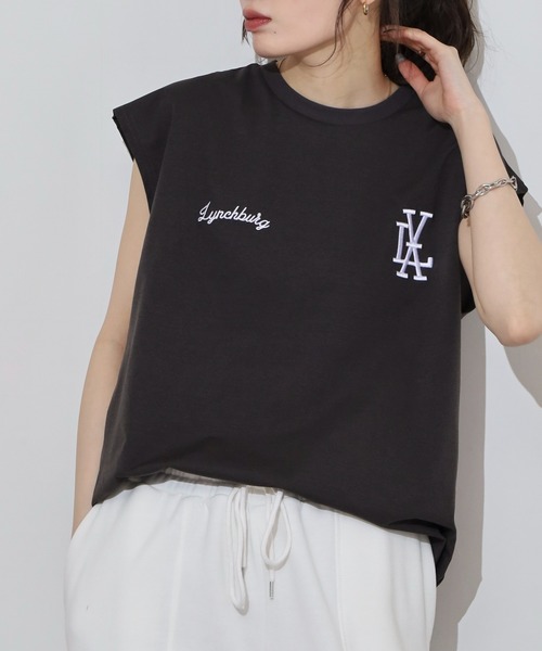 FUNALIVE（ファンアライブ）の「ストレッチワイドノースリーブTシャツ（タンクトップ・メンズ・ブラック/オフホワイト/スミクロ/ブラック系その他2/ホワイト/ライトブラック・L/LL/M）」の19枚目の写真