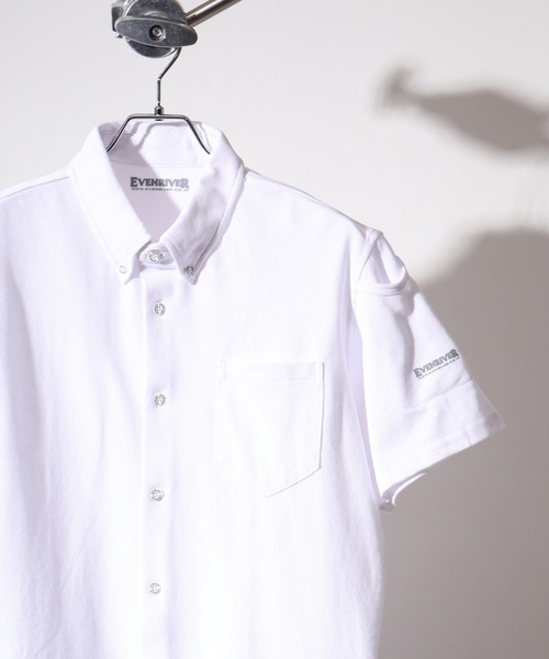 FUNALIVE(ファンアライブ)の「Short sleeve button down polo shirt / 半袖ボタンダウン前開ポロシャツ unisex(ポロシャツ・メンズ・ネイビー/チャコール/ブラック/グレー/ホワイト・LL/3L/M/L)」の2枚目の写真