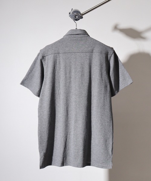 FUNALIVE(ファンアライブ)の「Short sleeve button down polo shirt / 半袖ボタンダウン前開ポロシャツ unisex(ポロシャツ・メンズ・ネイビー/チャコール/ブラック/グレー/ホワイト・LL/3L/M/L)」の7枚目の写真