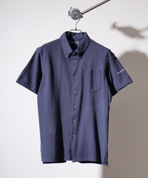 FUNALIVE(ファンアライブ)の「Short sleeve button down polo shirt / 半袖ボタンダウン前開ポロシャツ unisex(ポロシャツ・メンズ・ネイビー/チャコール/ブラック/グレー/ホワイト・LL/3L/M/L)」の19枚目の写真