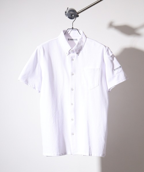 FUNALIVE(ファンアライブ)の「Short sleeve button down polo shirt / 半袖ボタンダウン前開ポロシャツ unisex(ポロシャツ・メンズ・ネイビー/チャコール/ブラック/グレー/ホワイト・LL/3L/M/L)」の22枚目の写真
