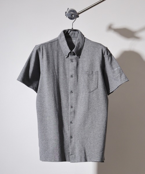 FUNALIVE(ファンアライブ)の「Short sleeve button down polo shirt / 半袖ボタンダウン前開ポロシャツ unisex(ポロシャツ・メンズ・ネイビー/チャコール/ブラック/グレー/ホワイト・LL/3L/M/L)」の18枚目の写真