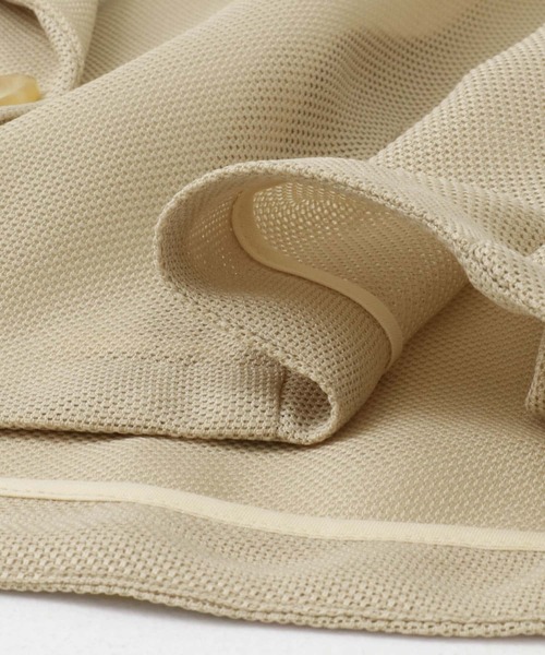 URBAN RESEARCH ROSSO WOMEN（アーバンリサーチ　ロッソ）の「『InRed6月号掲載』ウォッシャブルメッシュジャケット（その他アウター・レディース・ベージュ/ブラック・FREE）」の22枚目の写真