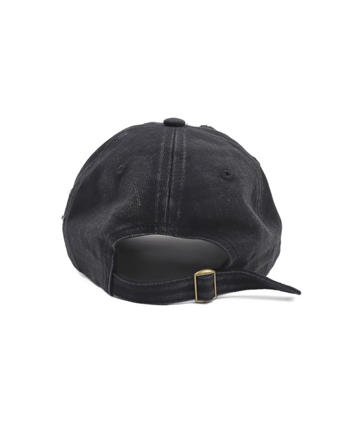 Figments（フィグメンツ）の「ヴィンテージダメージキャップ（キャップ・レディース・ブラック/チャコールグレー・FREE）」の5枚目の写真