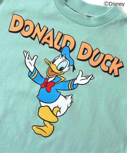 Disney(ディズニー)の「WEB限定 【ディズニー】ミッキー&フレンズ/Tシャツ(Tシャツ/カットソー・キッズ・サックスブルー/ブラウン/グリーン/ピンク/レインボー/チャコール/イエロー・80/90/100/110/120/130/140)」の11枚目の写真