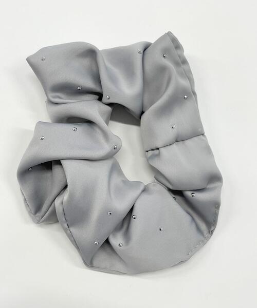 WEGO（ウィゴー）の「WEGO/ストーンシュシュ（シュシュ・レディース・ベージュ/シルバー/ライトピンク/ブラック・FREE）」の4枚目の写真