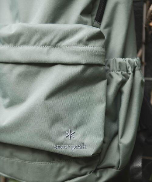 Snow Peak（スノーピーク）の「『別注』Snow Peak Apparel×DOORS　Everyday Use Backpack（バックパック/リュック・メンズ・ブラック/オリーブ/グレー・ONE）」の21枚目の写真