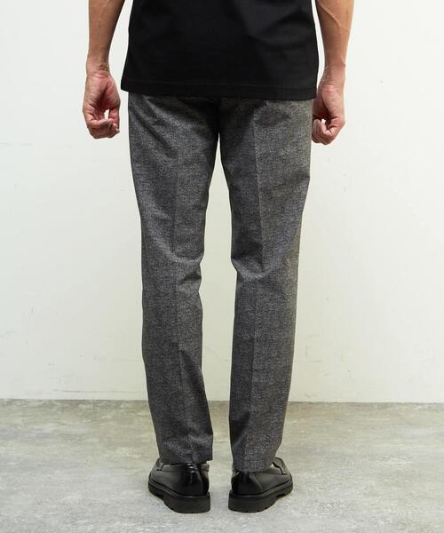 MEN'S MELROSE（メンズメルローズ）の「クールドッツコンフォートパンツ(セットアップ可) | 接触冷感 / 防シワ / ウォッシャブル（スラックス・メンズ・グレー/ネイビー/ライトグレー・4/5/3/2）」の6枚目の写真