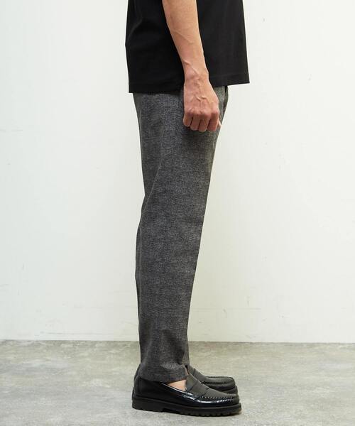 MEN'S MELROSE（メンズメルローズ）の「クールドッツコンフォートパンツ(セットアップ可) | 接触冷感 / 防シワ / ウォッシャブル（スラックス・メンズ・グレー/ネイビー/ライトグレー・4/5/3/2）」の7枚目の写真