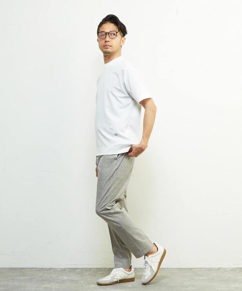 MEN'S MELROSE（メンズメルローズ）の「クールドッツコンフォートパンツ(セットアップ可) | 接触冷感 / 防シワ / ウォッシャブル（スラックス・メンズ・グレー/ネイビー/ライトグレー・4/5/3/2）」の16枚目の写真