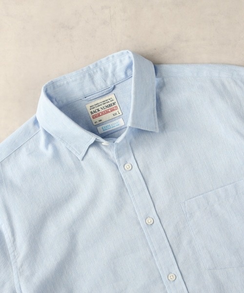 BACK NUMBER(バックナンバー)の「BACK NUMBER(バックナンバー)【メンズ】「COOL MAX」麻混七分シャツ(シャツ/ブラウス・メンズ・ネイビー/ダークグレー/その他5/その他3/その他1/サックスブルー/ホワイト/その他7・S/M/L/XL)」の14枚目の写真