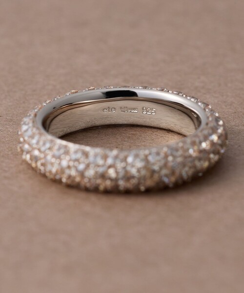 ete bijoux（エテビジュー）の「[トーン] ビジュー ハロー リング（リング・レディース・ブラウン・9号/11号/15号/13号/17号）」の3枚目の写真