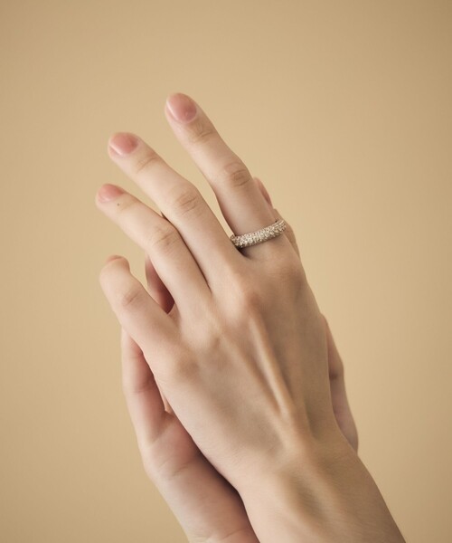 ete bijoux（エテビジュー）の「[トーン] ビジュー ハロー リング（リング・レディース・ブラウン・9号/11号/15号/13号/17号）」の7枚目の写真