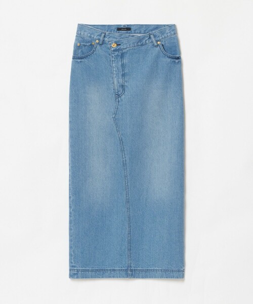 allureville（アルアバイル）の「デニムタイトスカート（デニムスカート・レディース・ライトブルー・1/2）」の9枚目の写真