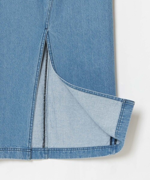 allureville（アルアバイル）の「デニムタイトスカート（デニムスカート・レディース・ライトブルー・1/2）」の15枚目の写真