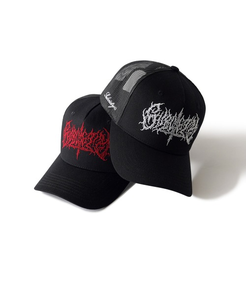 Subciety（サブサエティ）の「Inferno mesh cap（キャップ・メンズ・ブラック×レッド/ブラック×ホワイト・FREE）」の8枚目の写真