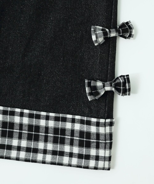 Hauls（ハウルズ）の「通園おりかえしチェックおデニム（デニムパンツ・レディース・ブルー・F）」の10枚目の写真