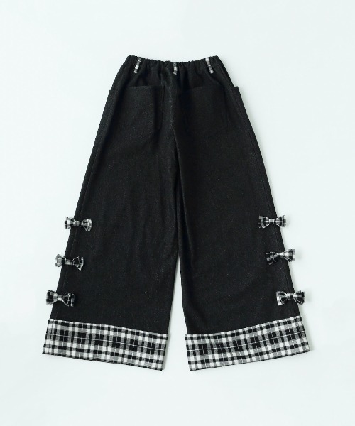 Hauls（ハウルズ）の「通園おりかえしチェックおデニム（デニムパンツ・レディース・ブルー・F）」の8枚目の写真