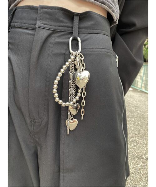 MURUA（ムルーア）の「マルチウェイチェーンキーホルダー（キーホルダー・レディース・シルバー・FREE）」の3枚目の写真