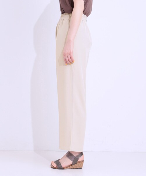 SHOO・LA・RUE（シューラルー）の「【洗える/ひんやり/UV/SS-3L】さらさらぷるんワイドパンツ（その他パンツ・レディース・ブラック/ベージュ/グリーン・01/05/04/03/02/10）」の17枚目の写真