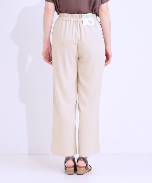 SHOO・LA・RUE（シューラルー）の「【洗える/ひんやり/UV/SS-3L】さらさらぷるんワイドパンツ（その他パンツ・レディース・ブラック/ベージュ/グリーン・01/05/04/03/02/10）」の18枚目の写真