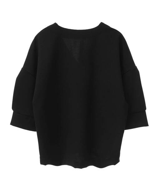 LOGEMENT DE CLAIRE(ロジュモンドクレール)の「Vネックプルオーバー(Tシャツ/カットソー・レディース・ホワイト/杢グレー/ブラック・FREE)」の22枚目の写真