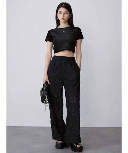 MURUA（ムルーア）の「【WEB限定】レースシアーパンツ（その他パンツ・レディース・ブラック/アイボリー・FREE）」の20枚目の写真